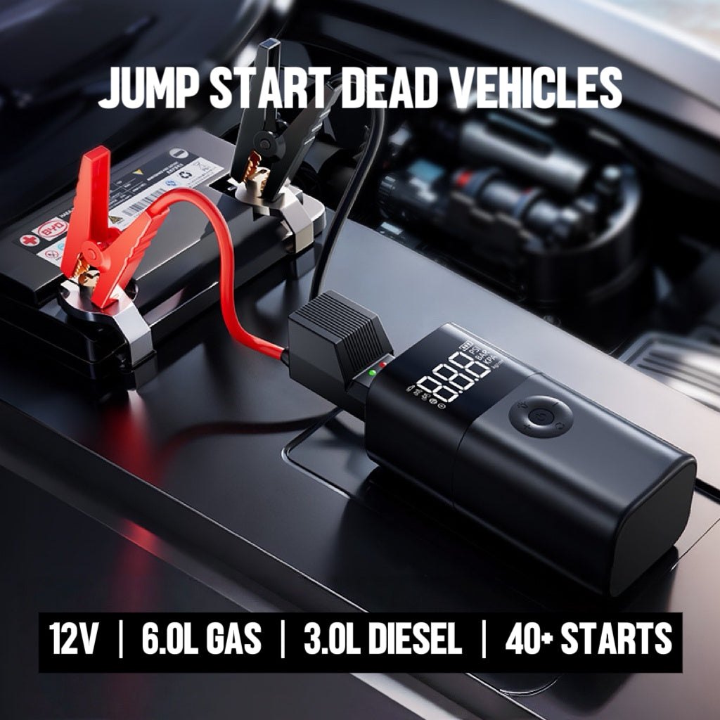 [RZ-126] Booster de démarrage 12V avec compresseur intégré