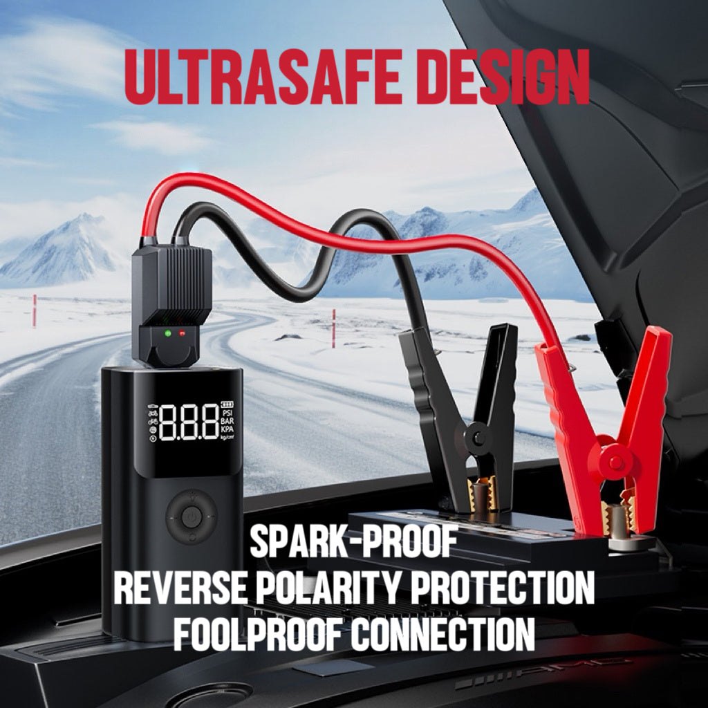 Booster de démarrage 12V avec compresseur intégré