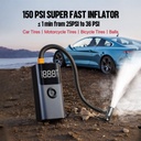 Booster de démarrage 12V avec compresseur intégré