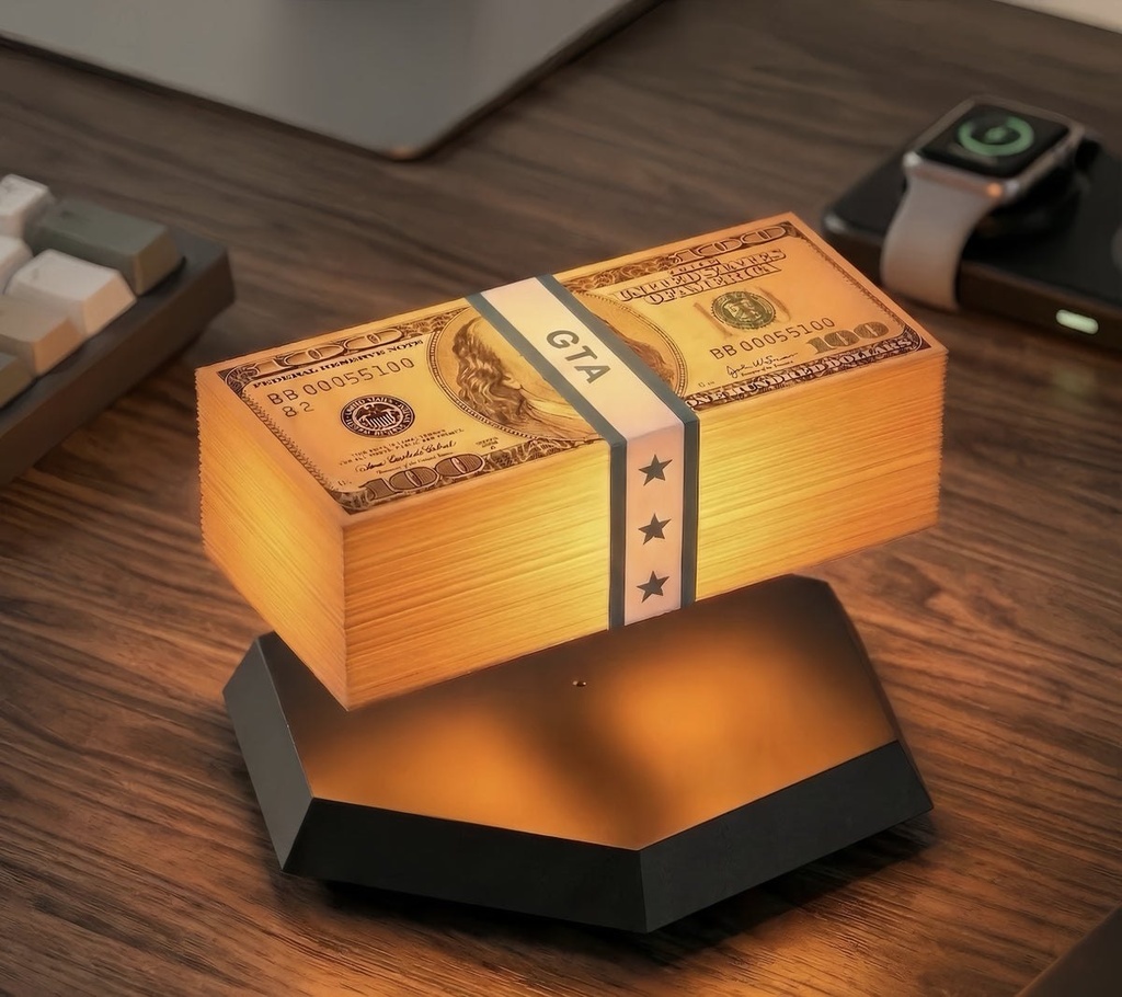 Lampe billet de jeu en lévitation magnétique
