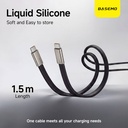 Basemo - Câble USB-C 240W avec support téléphone dissimulé