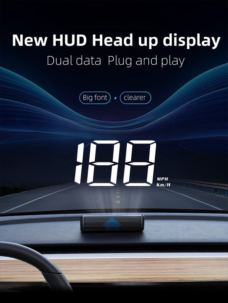 DriveSight - Affichage tête haute GPS de la vitesse