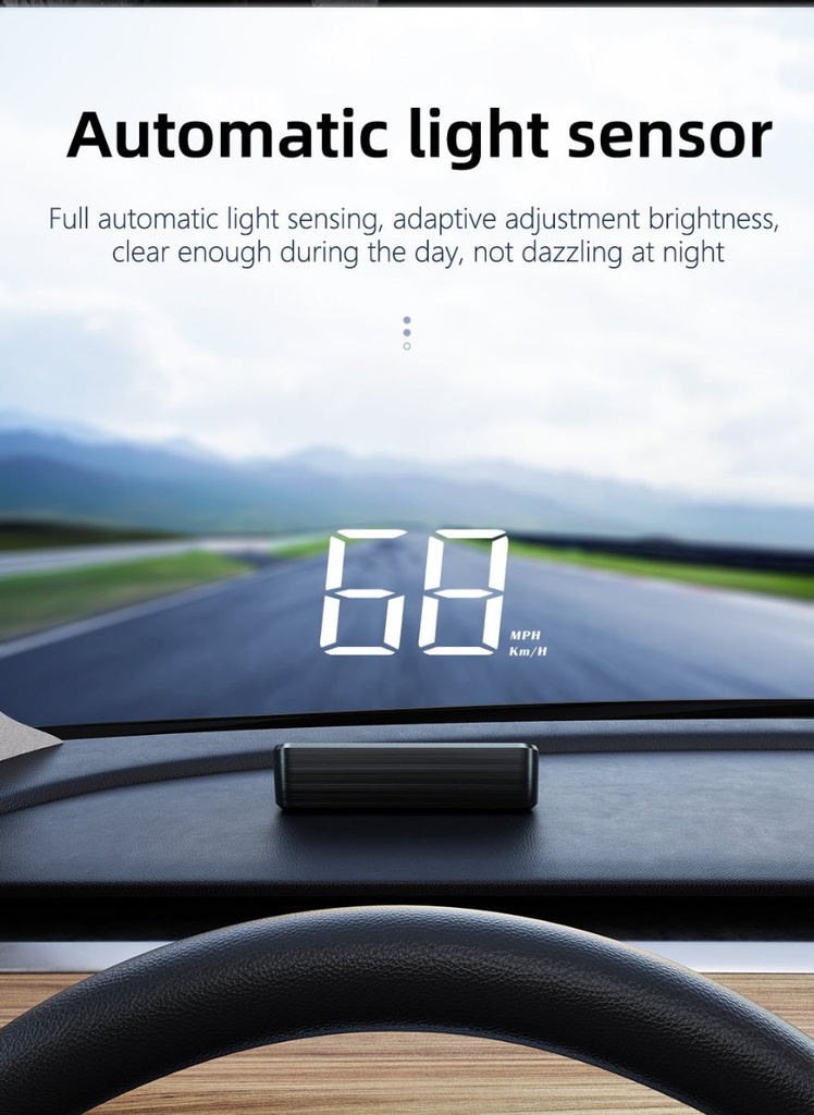 DriveSight - Affichage tête haute GPS de la vitesse