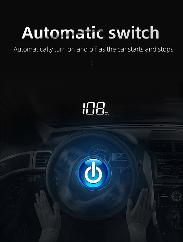 DriveSight - Affichage tête haute GPS de la vitesse