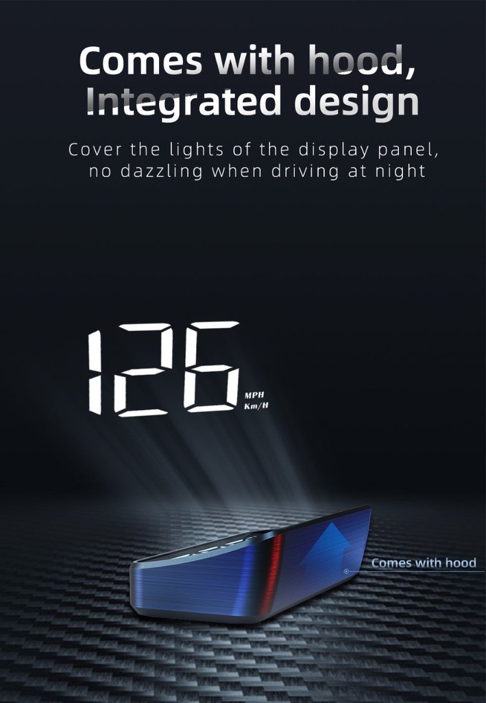 DriveSight - Affichage tête haute GPS de la vitesse