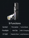 TacLite Mini - Micro-lampe multifonction porte-clés