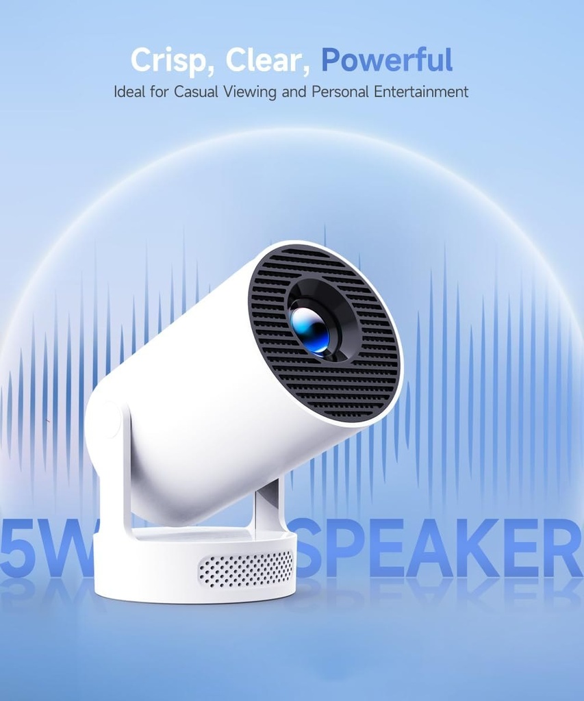 VistaCast Mini - Vidéoprojecteur connecté orientable 210°
