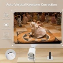 VistaCast Mini - Vidéoprojecteur connecté orientable 210°