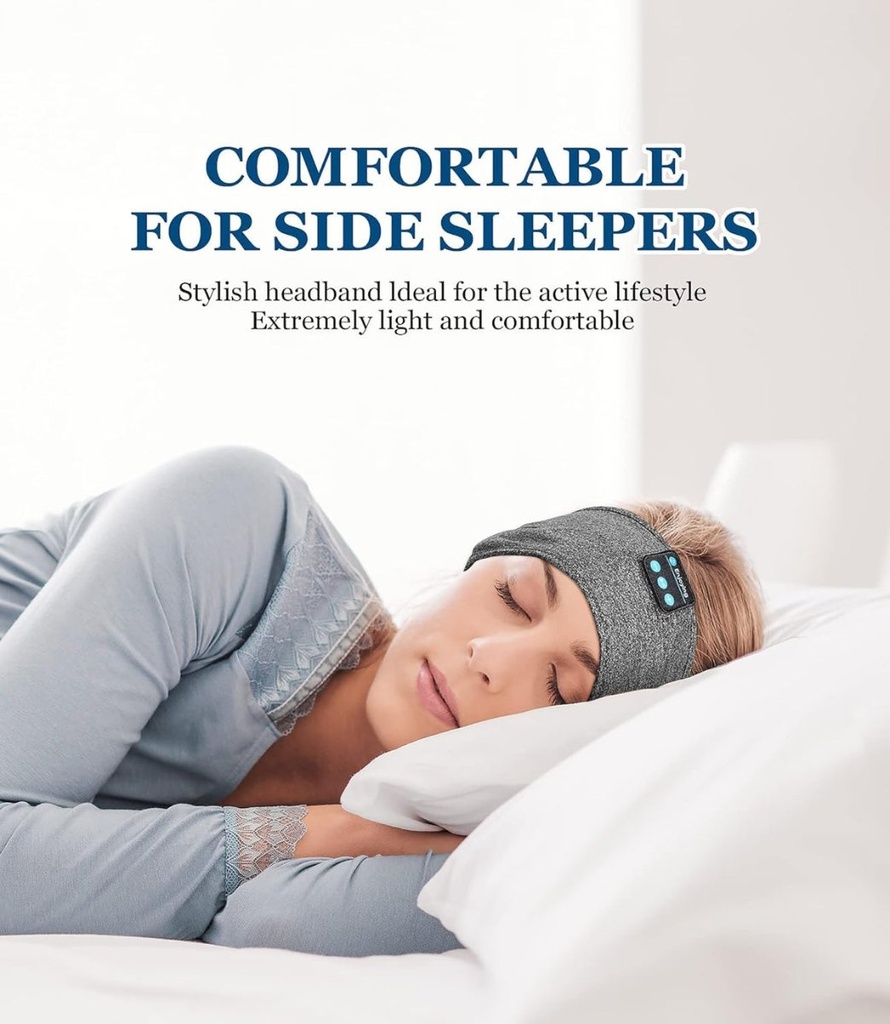 DreamBand - Bandeau Bluetooth 3 en 1 sommeil et sport