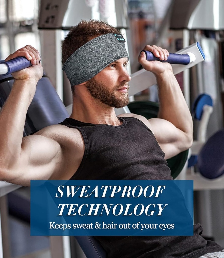 DreamBand - Bandeau Bluetooth 3 en 1 sommeil et sport