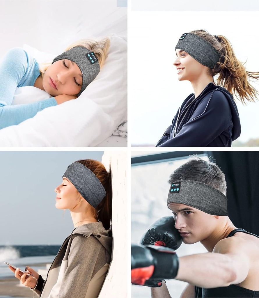 DreamBand - Bandeau Bluetooth 3 en 1 sommeil et sport