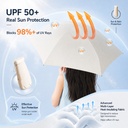 Mini parapluie ultra-plat soleil et pluie UPF 50+