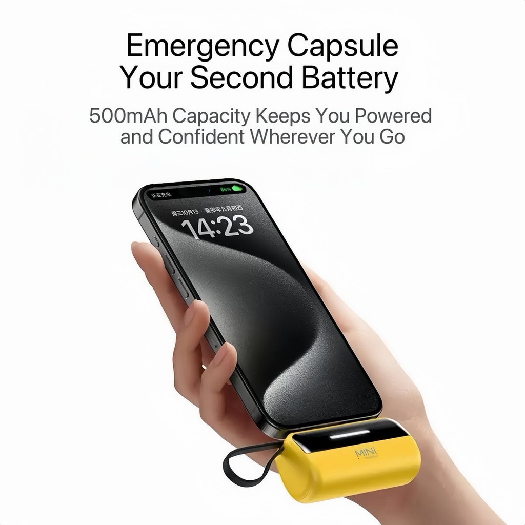 [RZ-091] PowerCapsule 5000 - Mini batterie externe sans câble