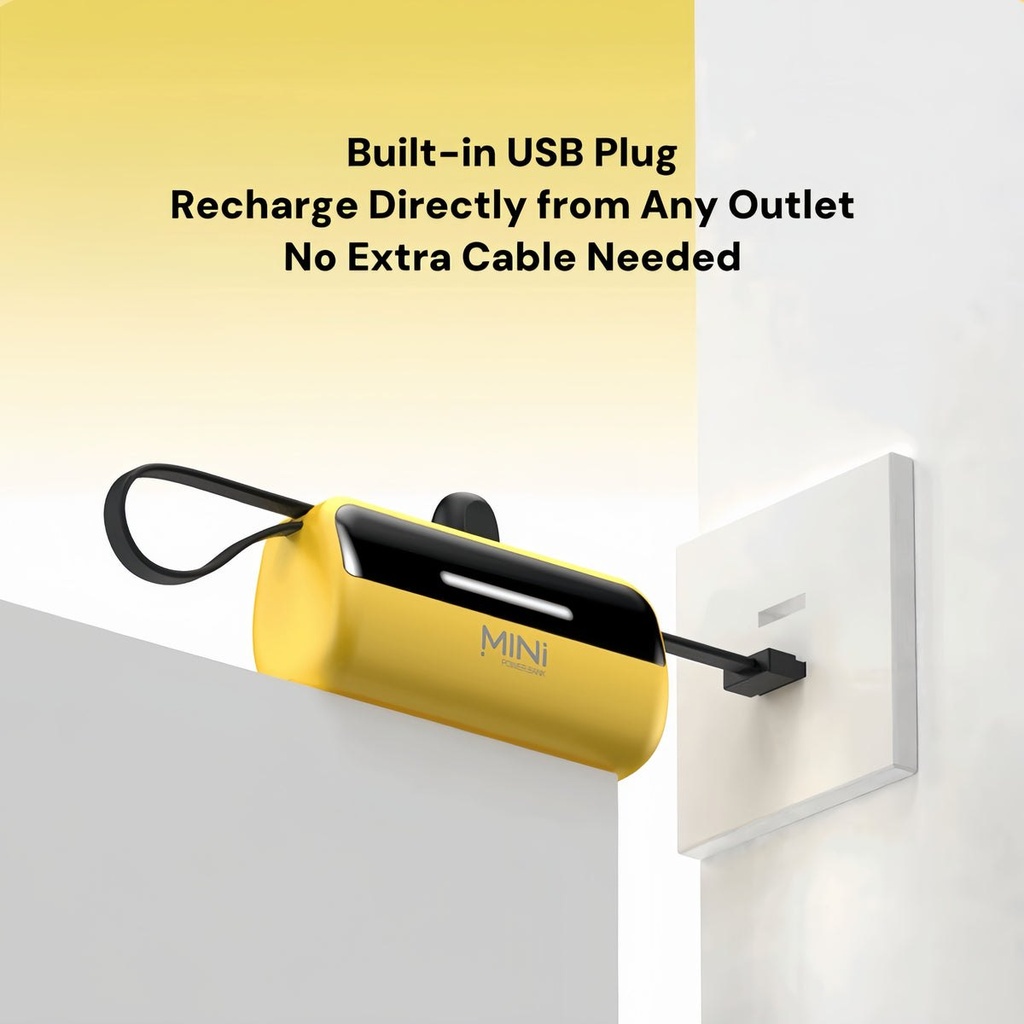 PowerCapsule 5000 - Mini batterie externe sans câble