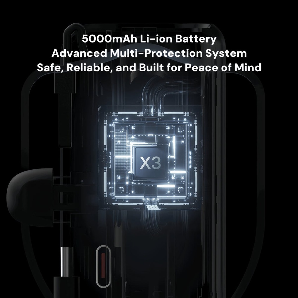 PowerCapsule 5000 - Mini batterie externe sans câble