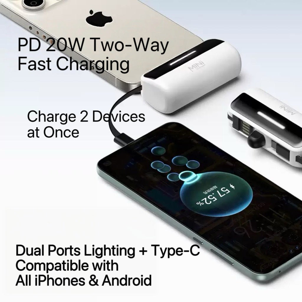 PowerCapsule 5000 - Mini batterie externe sans câble