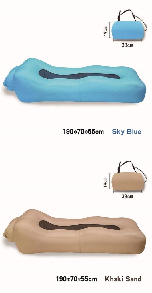 [RZ-090] AeroLounge Go - Canapé gonflable compact sans pompe