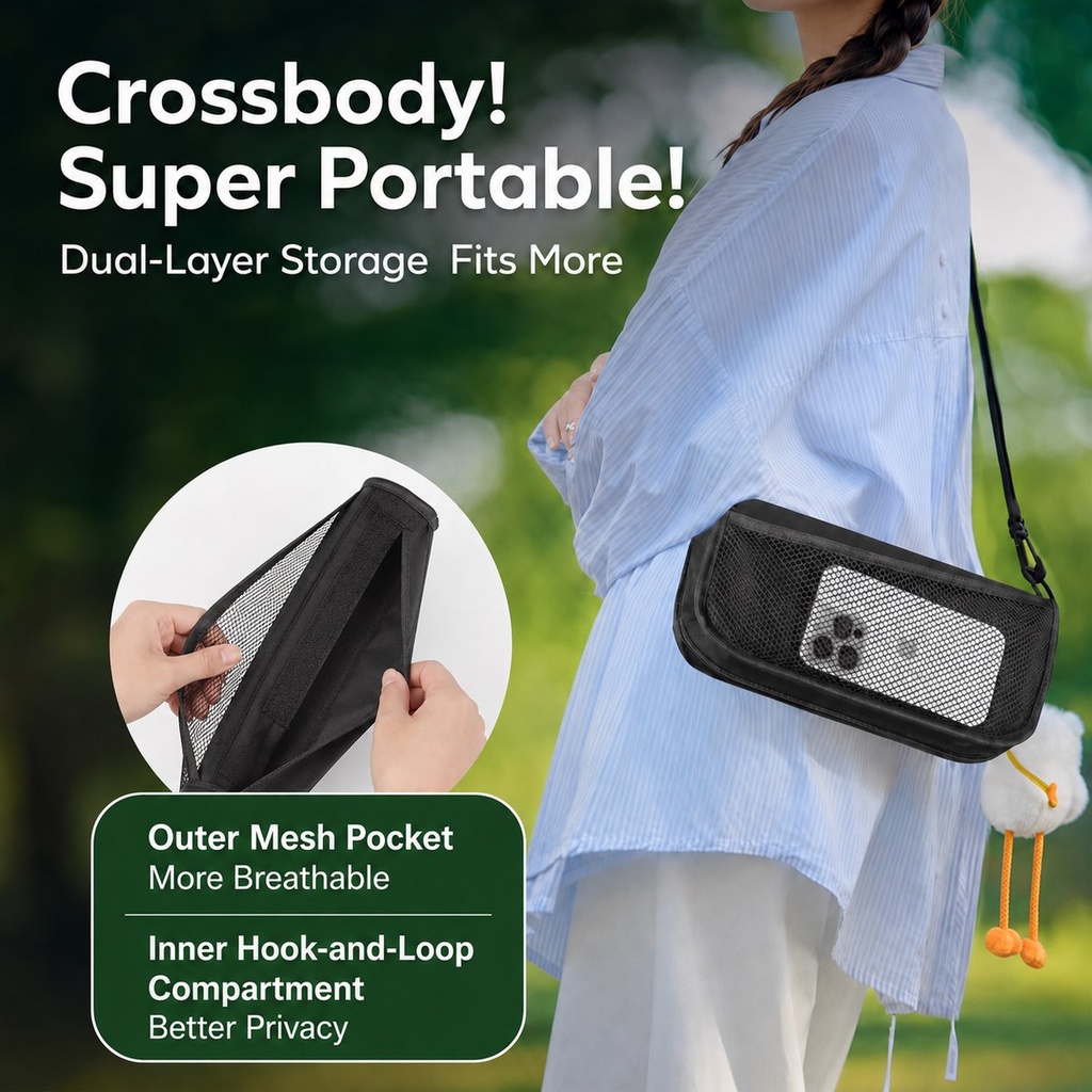 Sac bandoulière 2 en 1 avec tabouret pliant intégré