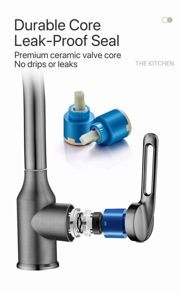 [RZ-084] AeroSpa - Robinet de lavabo inox à 4 jets