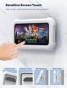 Support de téléphone étanche pour douche, rotation 480°