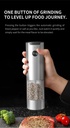 SeasonMate - Moulins électriques sel et poivre en inox